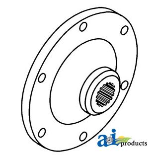 164812A - Hub, PTO Drive that bolts to flywheel.