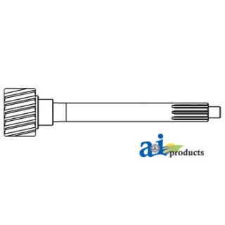 1669325M1 - Power Input Shaft w/ 6 Speed Transmission
