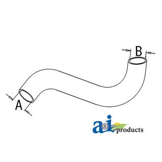 1669806M1 - Radiator Hose, Bottom