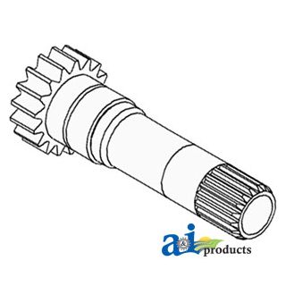 1671704M91 - Pinion Shaft, PTO