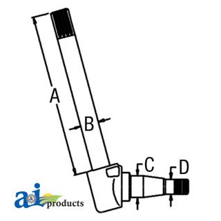 1675753M91 - Spindle (RH)