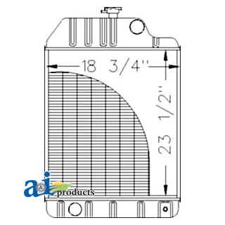 1680734M91 - Radiator