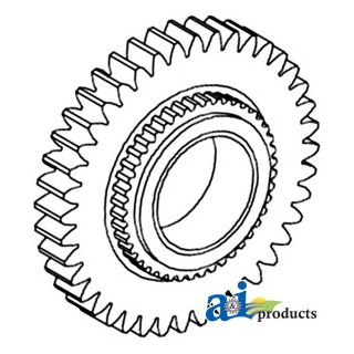 1686028M91 - Gear, Transmission, 2nd