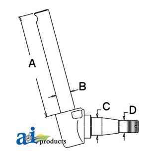 1693306M93 - Spindle (LH)