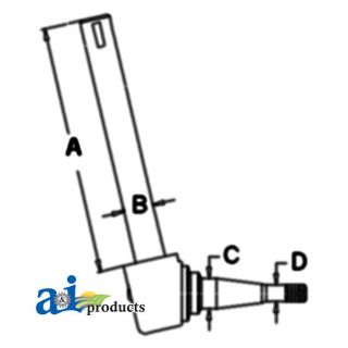 1694233M91 - Spindle (RH)