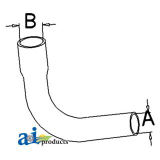 1694711M3 - Radiator Hose, Bottom