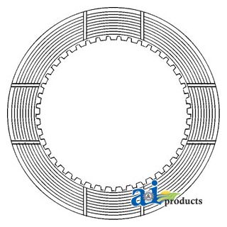 1754345M2 - Plate, Clutch; Internal Spline