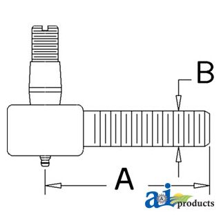 180507M91 - Tie Rod, RH Thread
