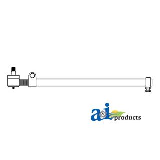 1810366M91 - Center Tube (RH) w/ Tie Rod End
