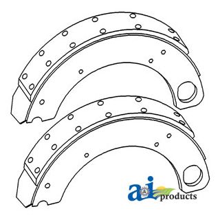 1810517M92 - Shoes, Brake (4)