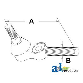 182519M91 - Tie Rod, Inner (RH)
