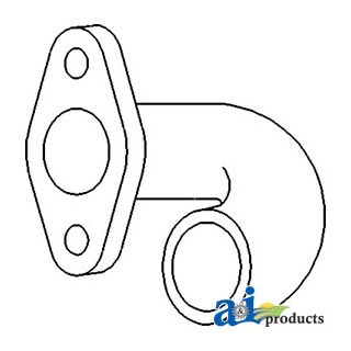 184208M2 - Elbow, Exhaust