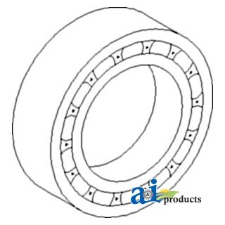 1850088M91 - Bearing, Outer Axle Housing, Half Shaft