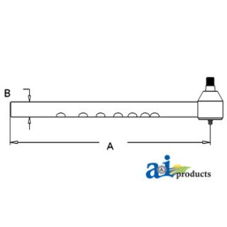 1860408M2 - Link, Front Drag (LH)