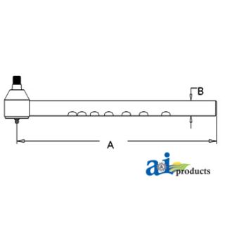 1860412M2 - Link, Front Drag (RH)