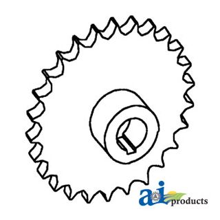 187331C1 - Sprocket, Grain Tank Unloader Drive
