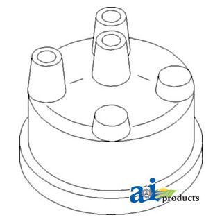 1909008 - Cap, Distributor (6 Volt)