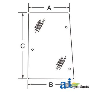 192001A3 - Glass, Rear, Side (LH)