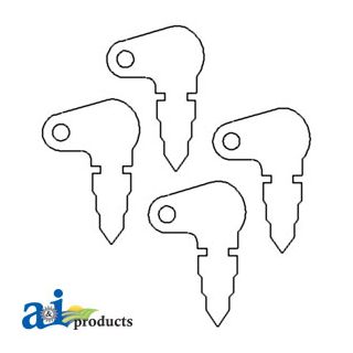 192922M1 - Key, Ignition (4/ Set)