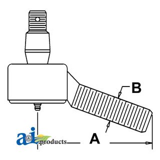 193733M91 - Tie Rod, LH Thread