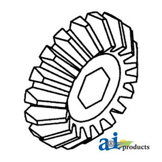 194194C1 - Bevel Gear, Straw Spreader