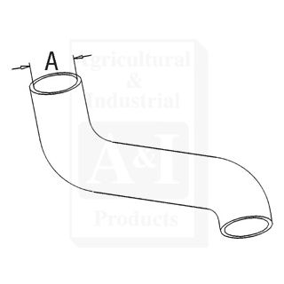 194736M1 - Radiator Hose, Top
