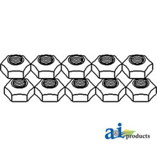 195490M1 - Nut, Front Wheel