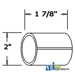 196049M1 - Bushing, Front Axle Pivot