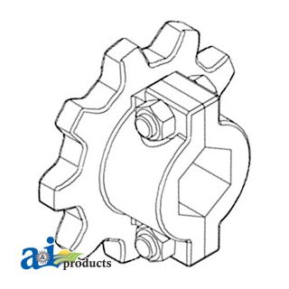 1970248C1-S - Sprocket, Feeder Chain, Split, Hardened