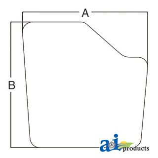 1975195C1 - Glass, Door, Non-Venting (RH/LH) - Fixed