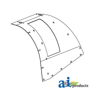 198603A2 - Hood, Front; Grain Elevator Head, Inclined