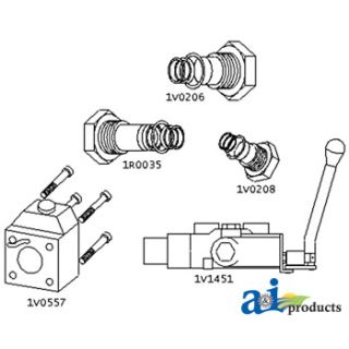 1V0557 - Manual Detent Kit, 2 Position
