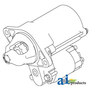 246-06104 - Starter, 12V, CCW, Direct Drive, 9 Tooth