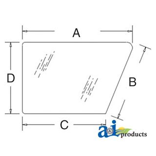 248725A1 - Glass, Door, Lower (LH); Tinted