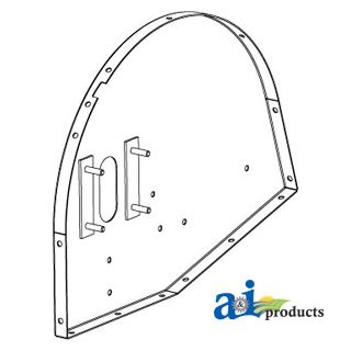 251458A1 - Plate, Grain Elevator Head, Inclined (Ext. Wear), RH S