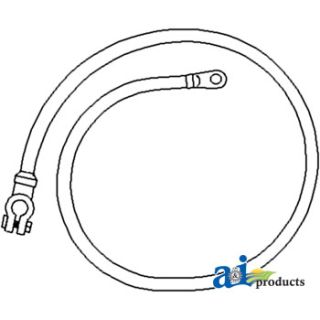 26A172 - Cable, Battery to Starter, 75", 1/0 Ga.