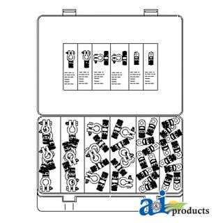 26A9301 - Battery Terminal Assortment, Crimp Copper, 1 Ga.