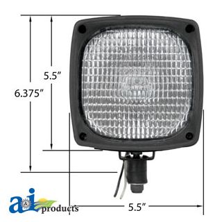 28A446 - Lamp Assembly; Halogen, Flood, 5 X 5, 12v