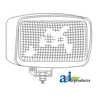 28A761 - Lamp Assembly, Halogen, Flood, 3 X 5