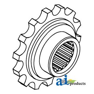 303143856 - Coupler Sprocket, Front