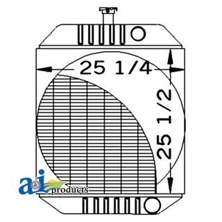 303394492 - Radiator w/out shroud