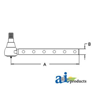 3038564M92 - Tie Rod, Outer (RH/LH)