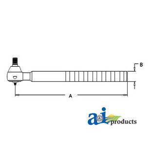 3040676M92 - Tie Rod, Outer (LH)