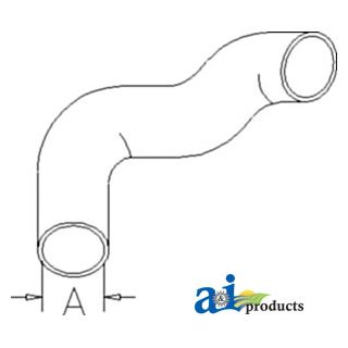 3040882M92 - Radiator Hose, Bottom