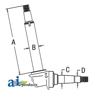 3043927R1 - Spindle (LH)