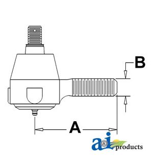 3045309R91 - Drag Link End