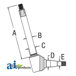 3045731M92 - Spindle (RH)