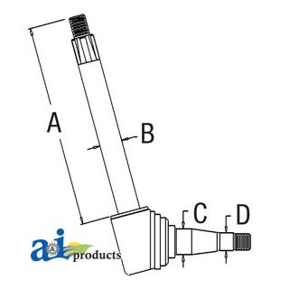 3045732M92 - Spindle (LH)