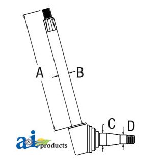 3046436M91 - Spindle (RH)