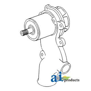 3118125R91 - Pump, Water w/o Pulley